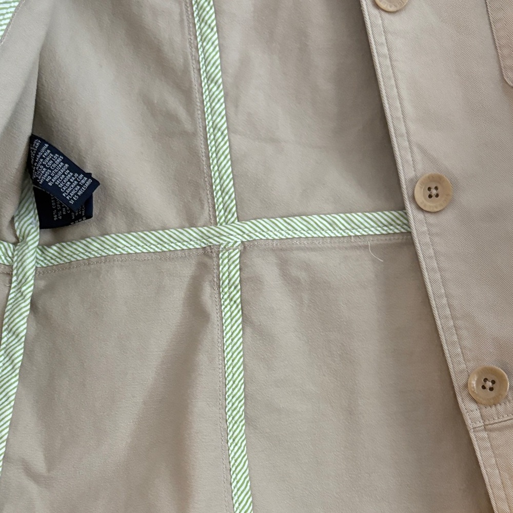 Womens Beige Jacket - Picture 3 of 5